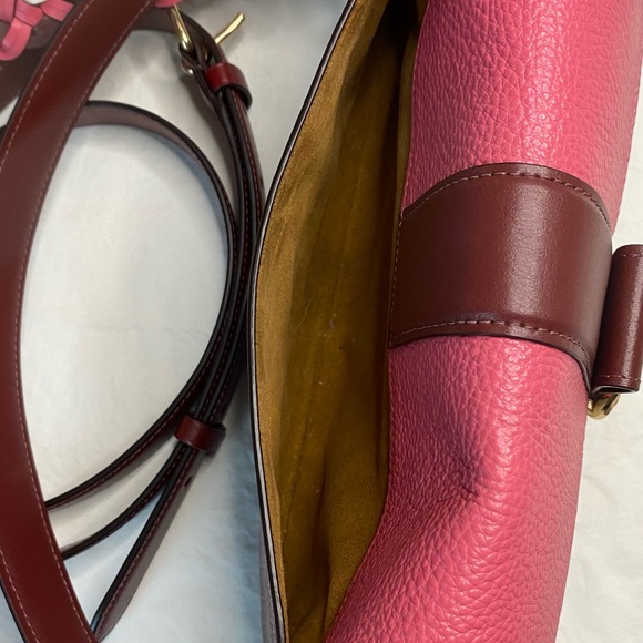 NWOT Coach Georgie Shoulder Bag NWT Coach Strap With Weaving - Picture 5 of 11